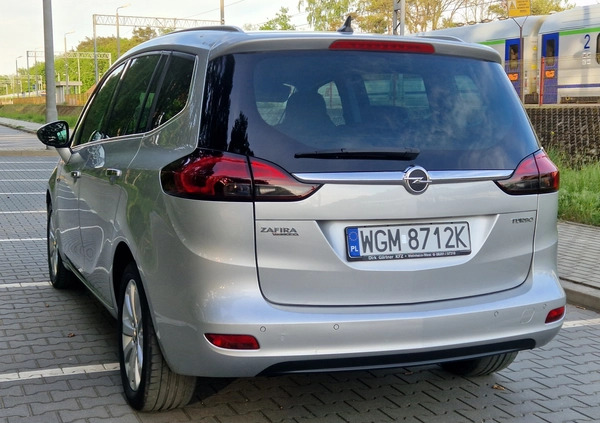 Opel Zafira cena 36900 przebieg: 189000, rok produkcji 2012 z Żyrardów małe 704